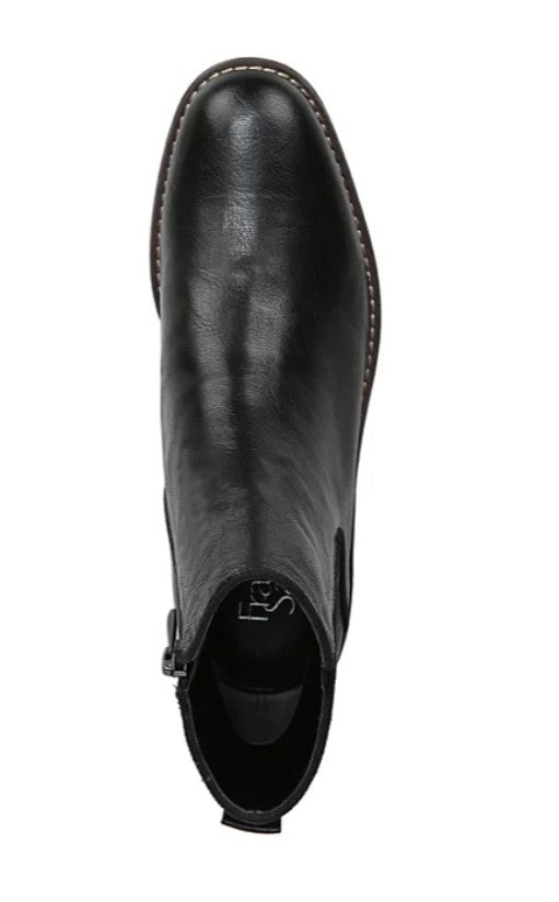 Franco Sarto Women's Zipper Closure Marcus Booties Black/Cognac Leather