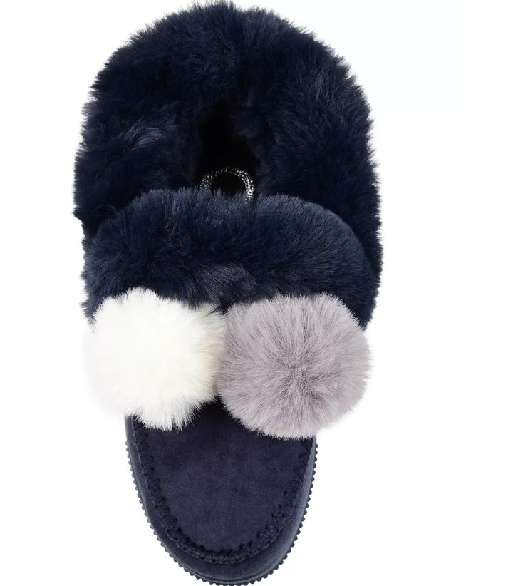 Journee Collection Women's Sunset Slippers Navy Size 7.5