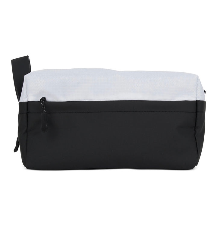Bespoke Men's Water Resistant Colorblocked Rip-Stop Travel Bag White/Black