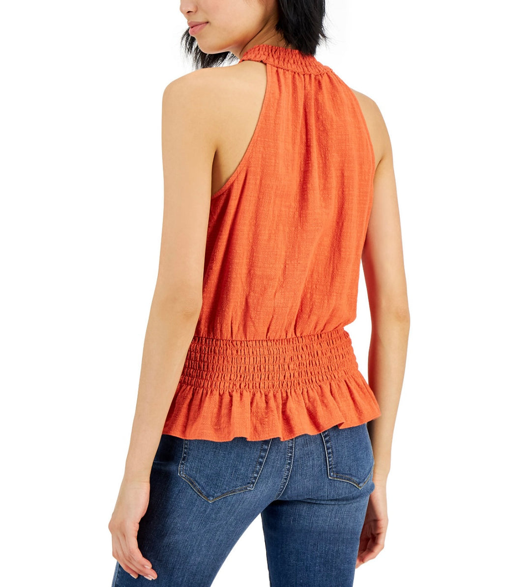 INC International Concepts Women's Mock-Neck Top Summer Fig Size XL