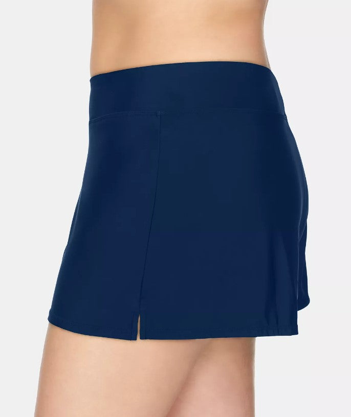 Swim Solutions Women's Stretch Swim Shorts Navy Plus Size 20W