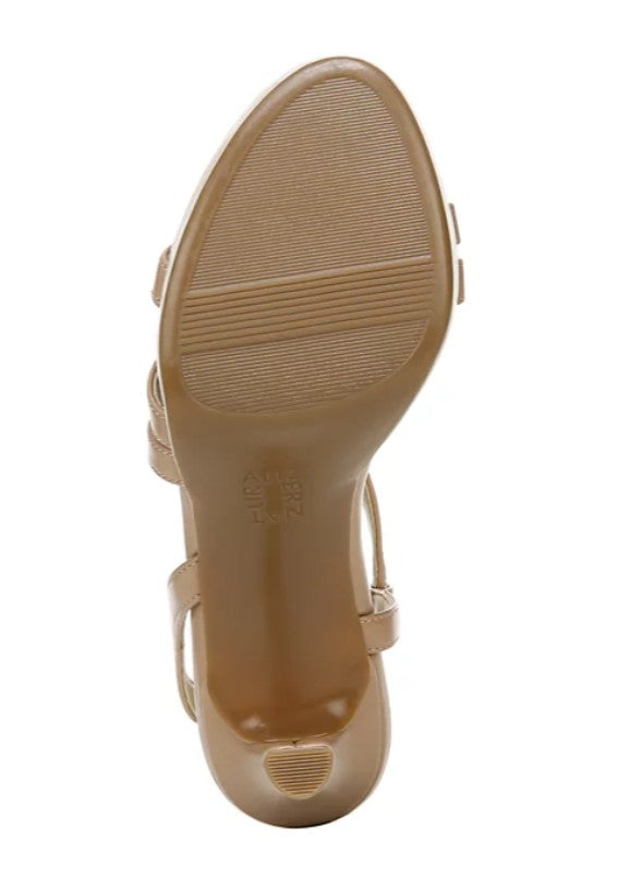 Naturalizer Women's Brenta Strappy Dress Sandals Creme Brulee Size 5.5 M