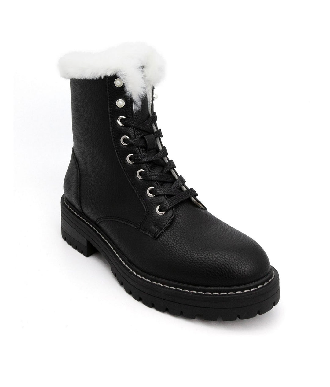 Sugar Women's Memory Foam Comfort Kaedy 3 Combat Boots Black Size 6M