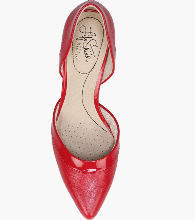 LifeStride Women's Saldana d'Orsay Pump Fire Red