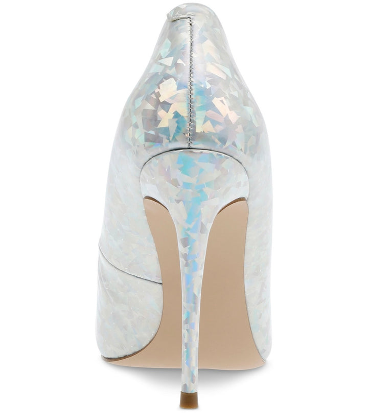 Steve Madden Women's Metallic Daisie Slip On Pumps Shoes Hologram Size 9