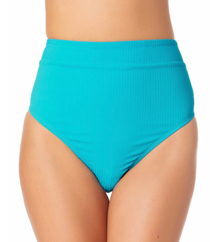 California Waves Junior's High Waist Bikini Bottoms Swimsuit Size S