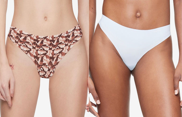 Calvin Klein Women's 2-Pk Invisibles Thong Underwear