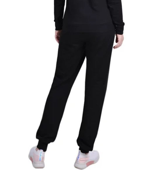 NY Collection Women's Elastic Waist Jogger Pant Black Size S