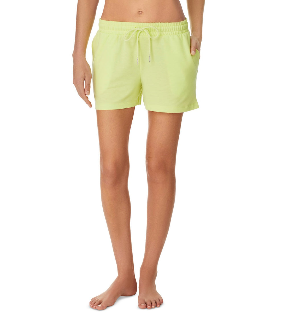 Refinery29 Women's Super Soft French Terry Lounge Shorts Yellow Size XS