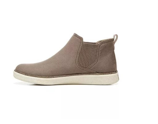 Dr. Scholl's See Me Women's Chelsea Boots Stucco Brown Microfiber Size 9