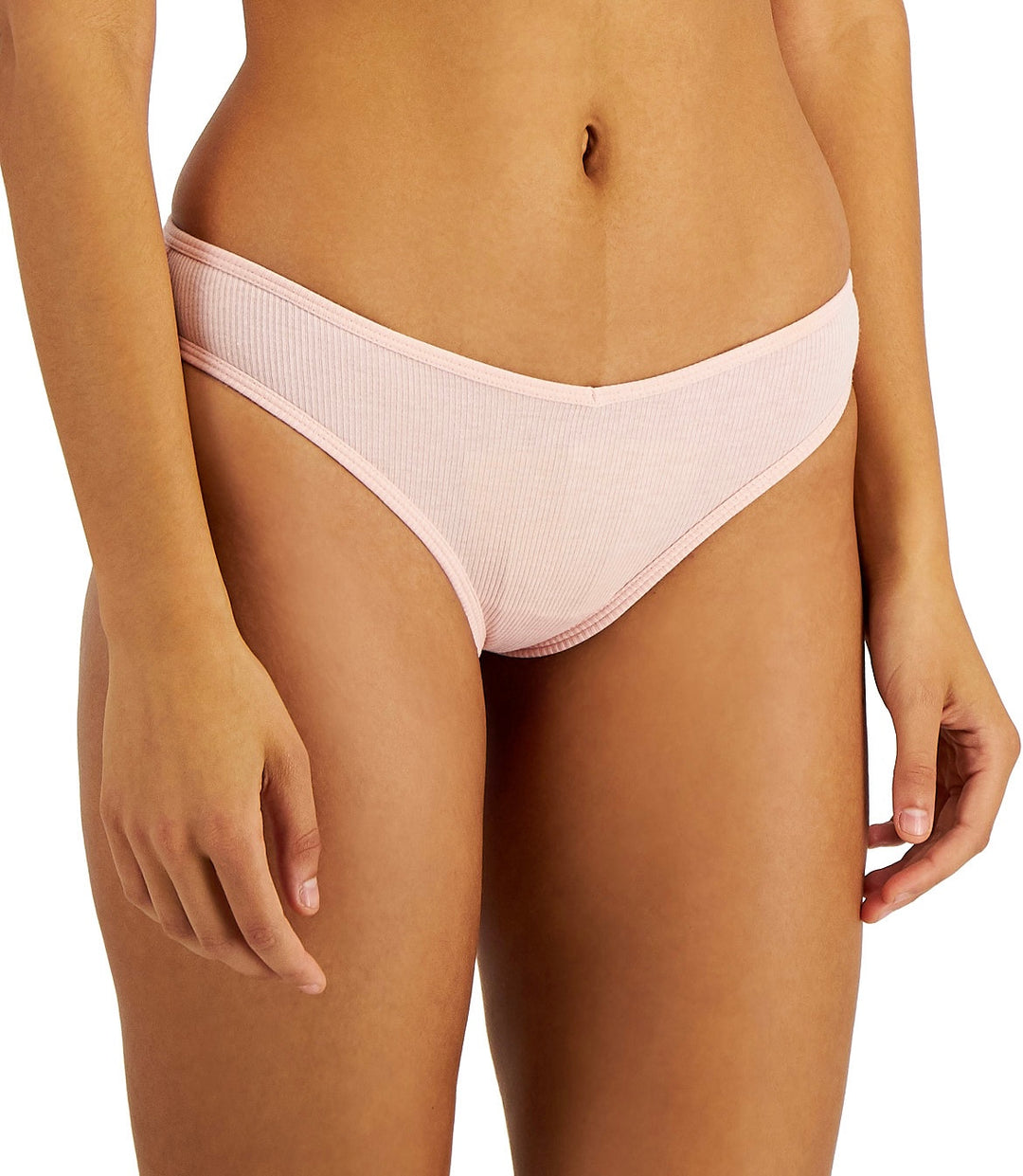 Jenni Women's Ribbed Thong Peachskin