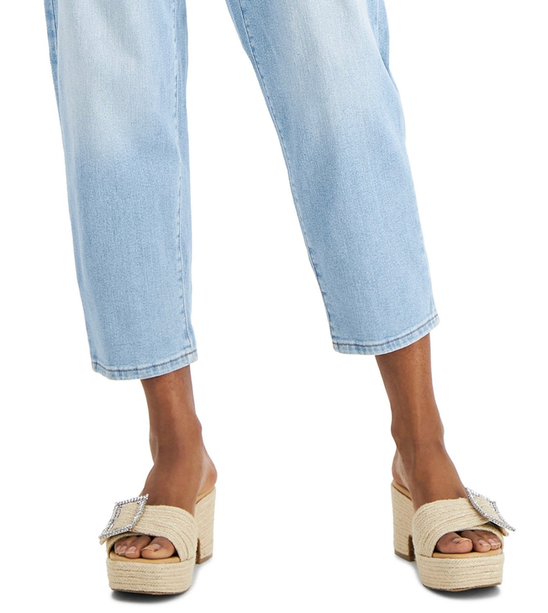 INC International Concepts Women's High Rise Ripped Mom Jeans Size 12/31