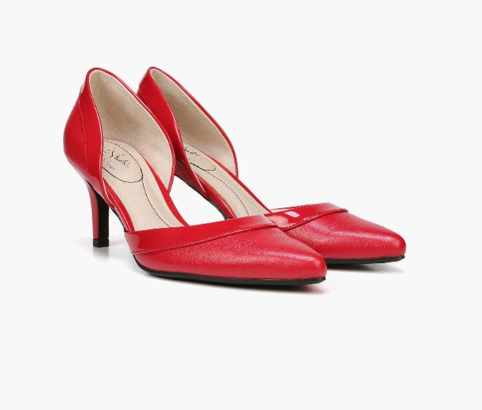 LifeStride Women's Saldana d'Orsay Pump Fire Red