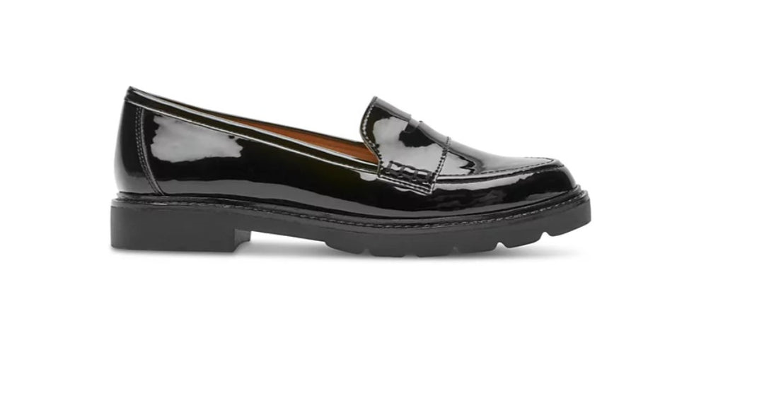 Rockport Women's Slip-On Kacey Penny Loafer Flat Shoes Black Size 8M