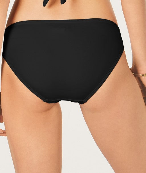 Michael Kors Women's Logo-Ring Bikini Swim Bottoms Black Size XS