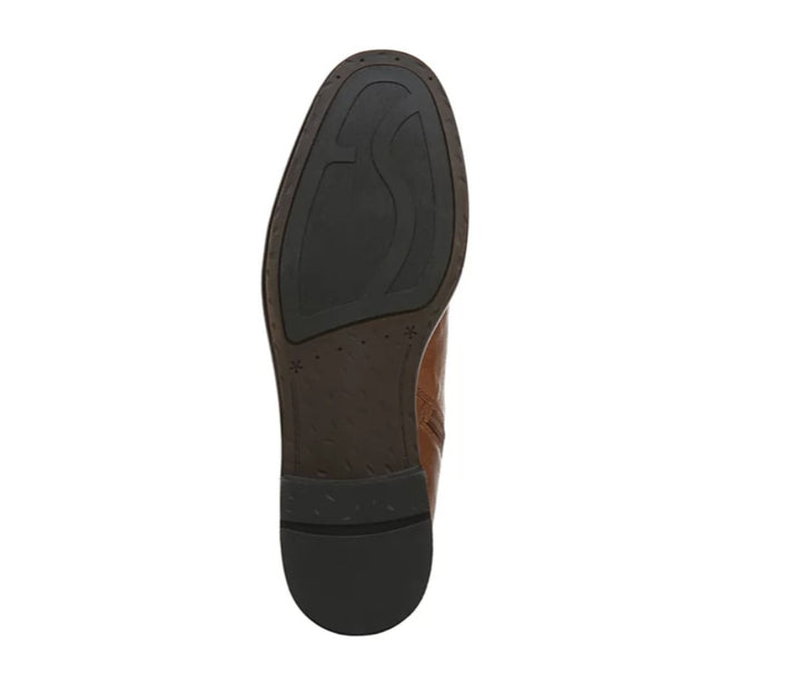 Franco Sarto Women's Zipper Closure Marcus Booties Black/Cognac Leather