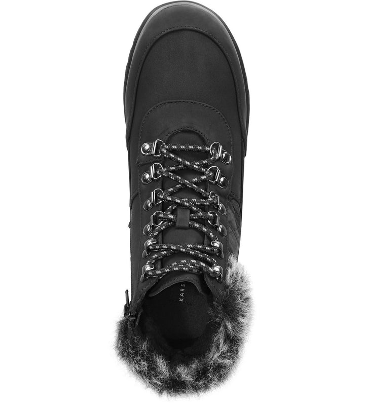 Karen Scott Women's Wanona Lace-Up Boots Black Size 10M