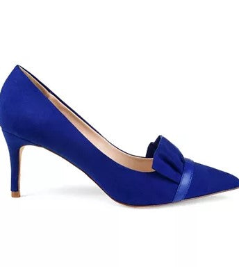 Journee Collection Women's Marek Pump Heels Blue Size 8