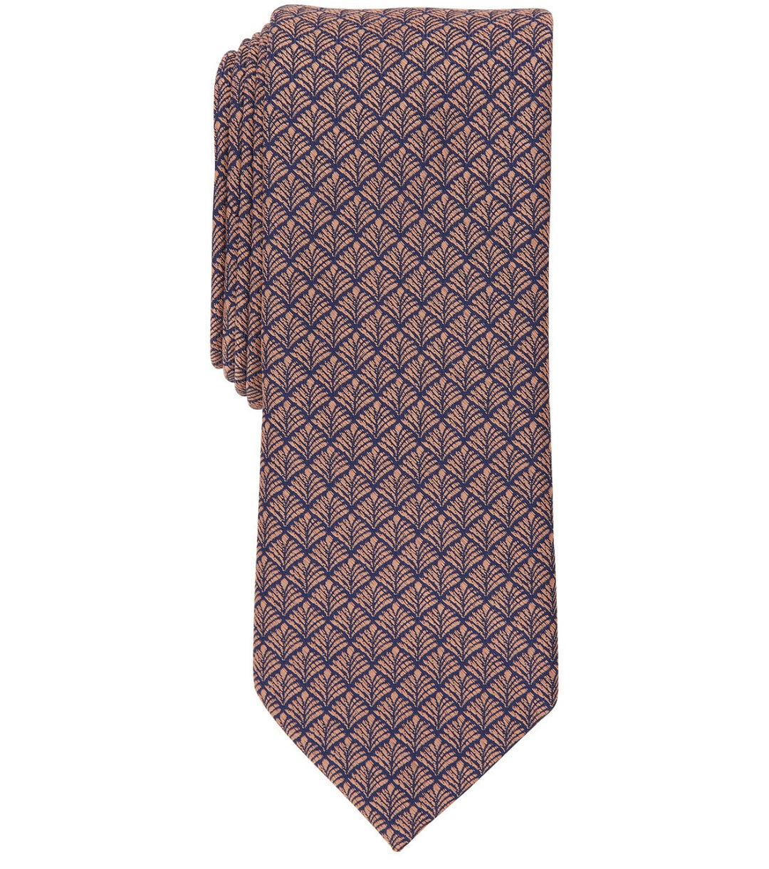 Bar III Men's Smith Botanical Neat Tie Peach One Size