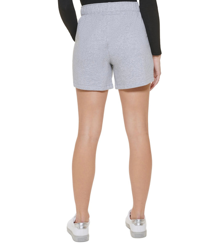 Calvin Klein Jeans High Waist Oversized Mid-Length Shorts Pearl Grey Heather S