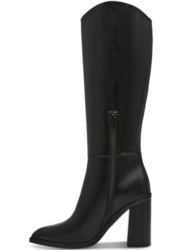 DV Dolce Vita Women's Burns Block-Heel Dress Boots Black Size 7