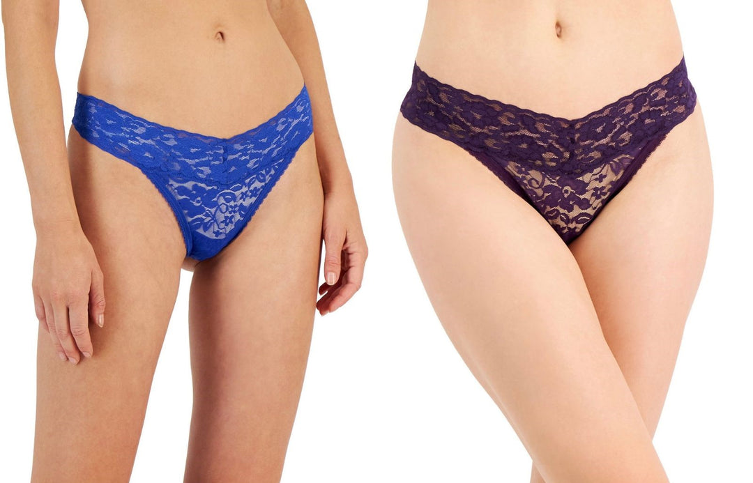 INC International Concepts Women's Lace Thong Underwear Lingerie 2-Pk Set