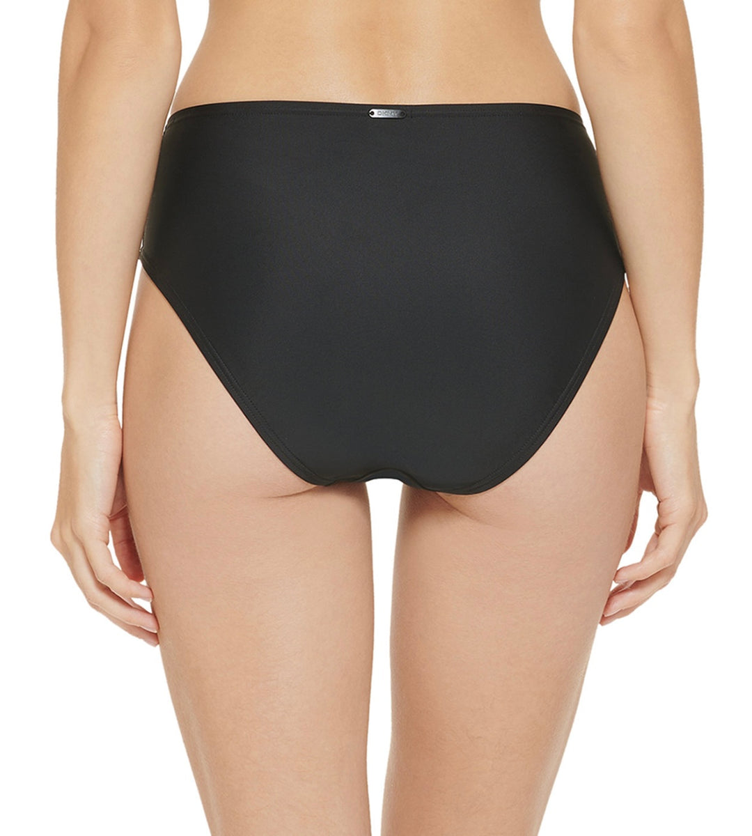 DKNY Women's High-Cut Bikini Swim Bottom Black Size XS