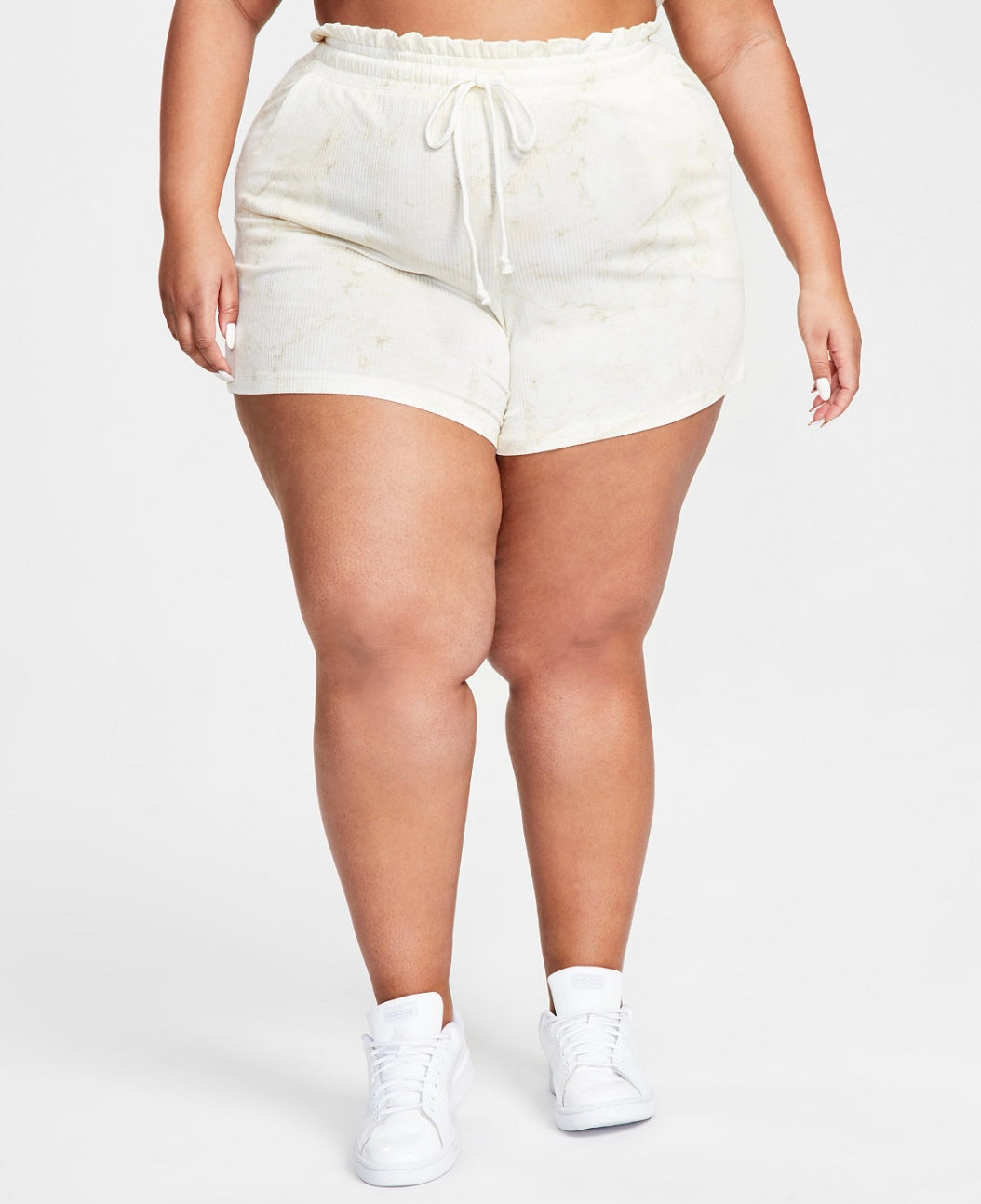 Jenni Women's Style Not Size Ribbed Lounge Shorts Plus Size 1X