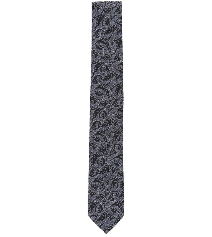Bar III Men's Shellen Botanical Tie Black