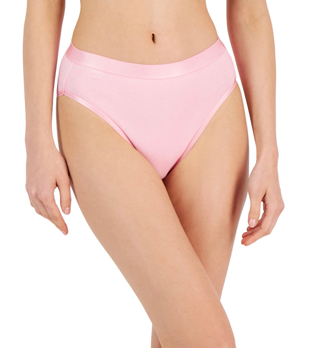 Jenni Women's Elastic Waistband 2-Pk Hi-Cut Bikini Underwear Size L