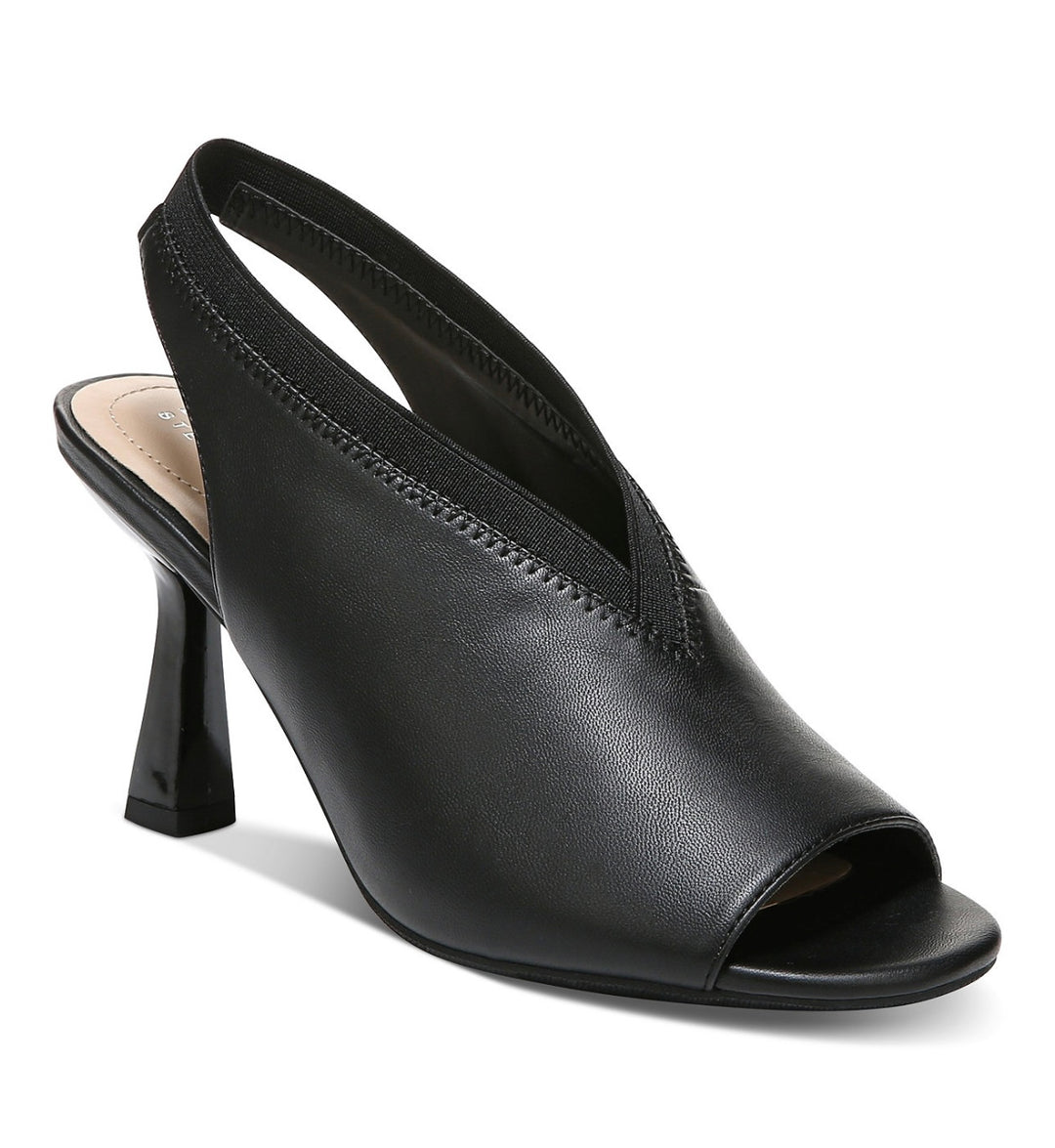 Alfani Women's Ceal Faux Leather Dessy Slingback Sandals Black Size 5.5M