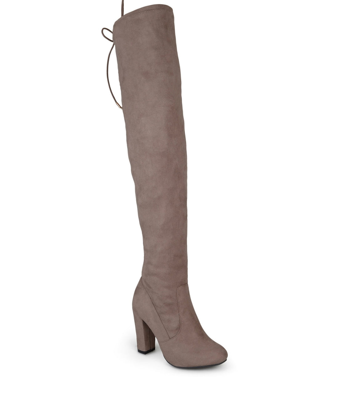 Journee Collection Women's Maya Wide Calf Boots Brown Size 6