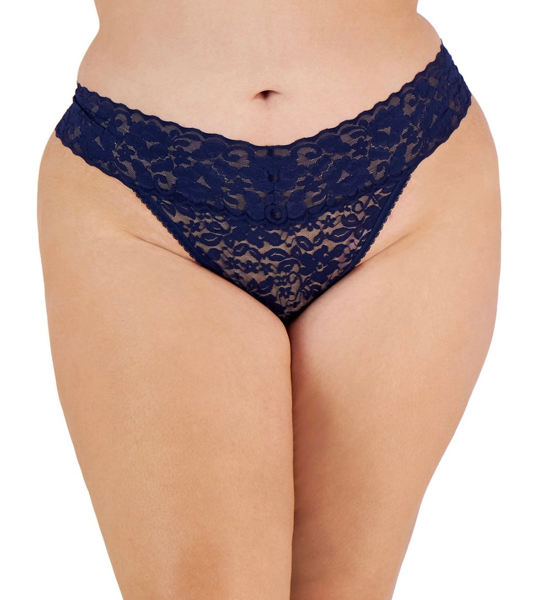 INC International Concepts Women's Lace Thong Underwear Lingerie Plus Size 3X