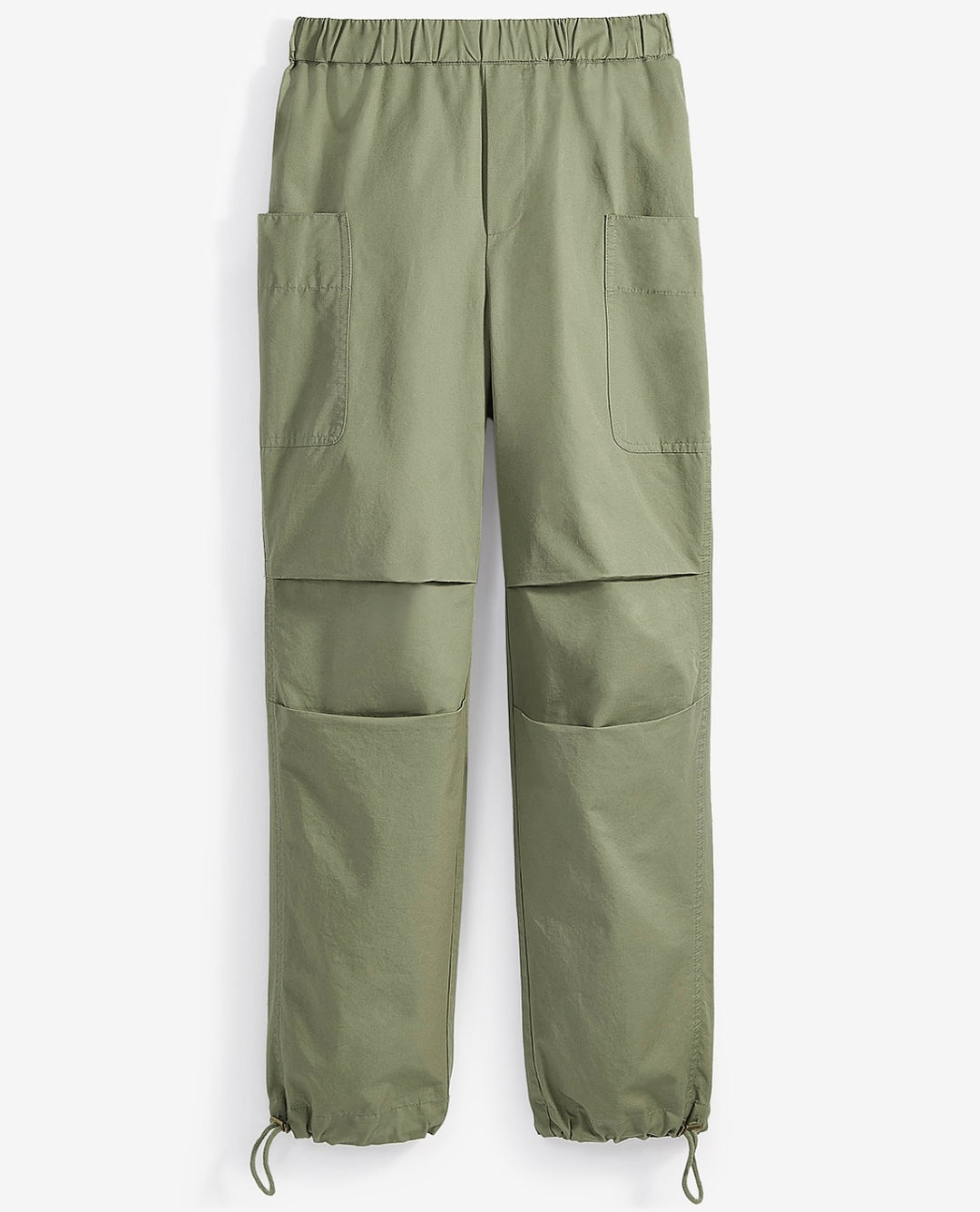 Style & Co. Women's Elastic Waist Straight Leg Pocket Pants Olivine Size L