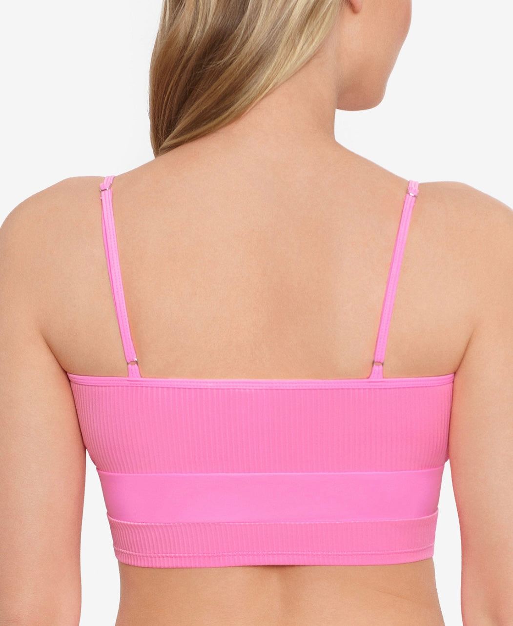 Salt + Cove Juniors' Not What It Seams Bikini Top Peony Size M