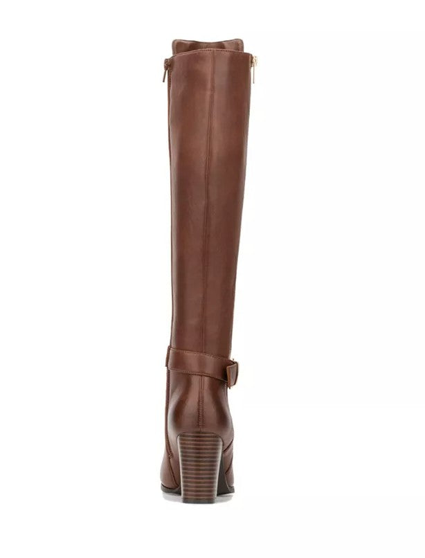 New York & Company Women's Andrina Boot Cognac Size 8