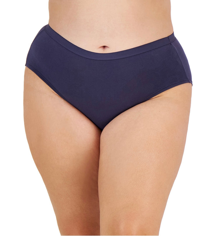 Jenni Women's Plus Size Lace-Trim Hipster Underwear Nairobi Dusk