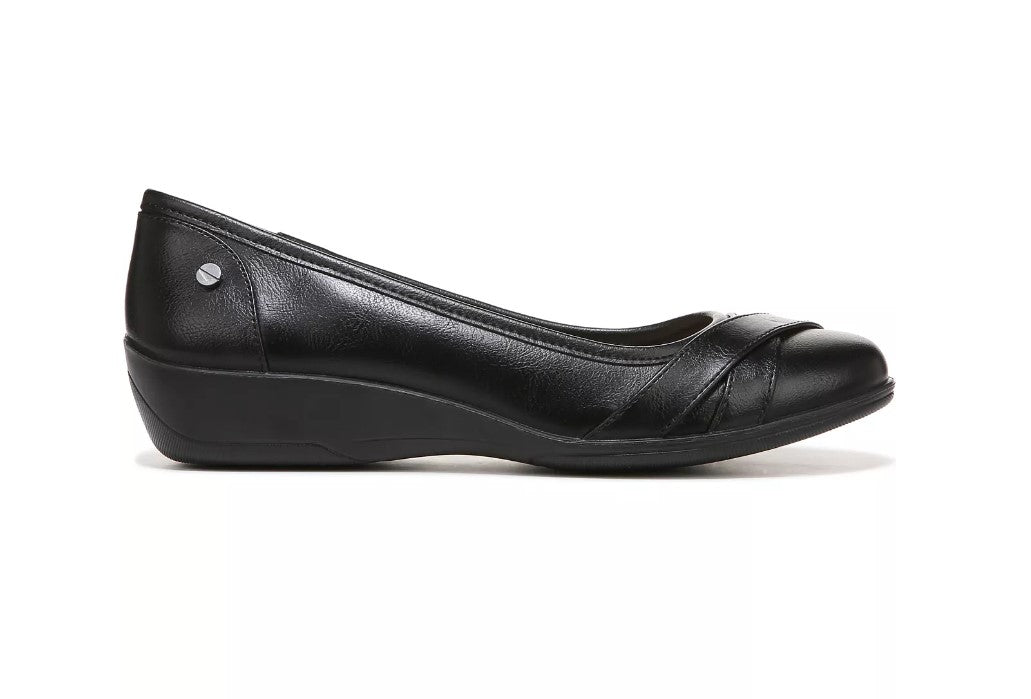 LifeStride Women's Memory Foam I-Loyal Ballet Flats Black Size 6