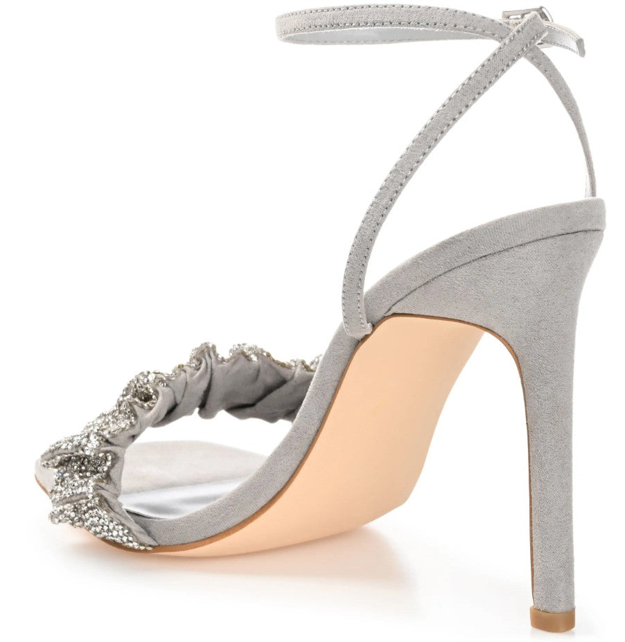 Journee Collection Women's Arlette Comfort Open Toe High Stiletto Pumps Size 7