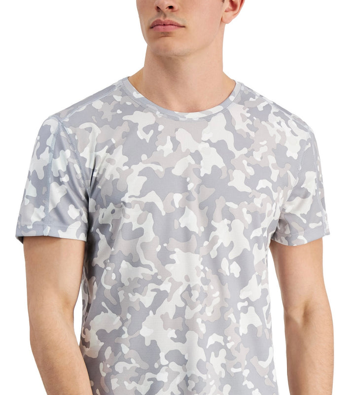 ID Ideology Men's Short Sleeve Birdseye Printed Training T-Shirt Size XL