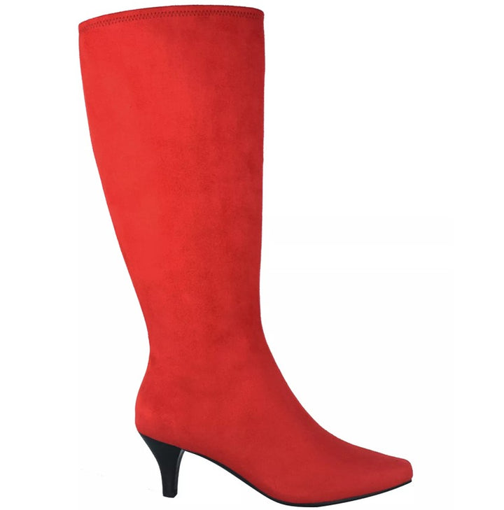 Impo Women's Namora Knee High Dress Boots Red Size 9 M