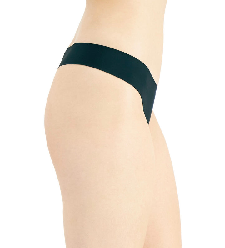 Jenni Women's No-Show Thong Underwear Deep Black