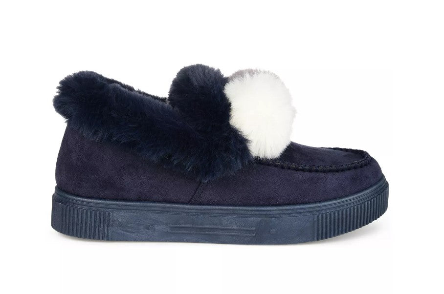Journee Collection Women's Sunset Slippers Navy Size 7.5
