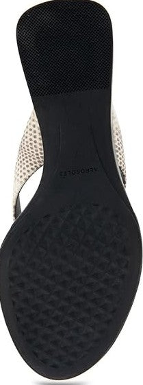 Aerosoles Women's Nero Wedge Flip Flop Sandals Roccia Snake Print Size 7.5