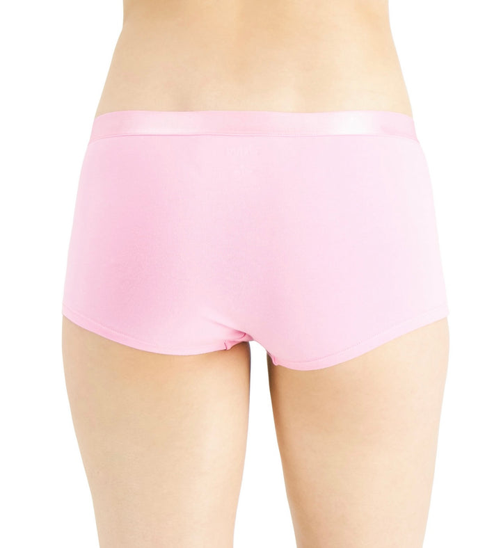 Jenni Women's Boyshorts Underwear 2-Pk Buffalo/Cali Pink Size M
