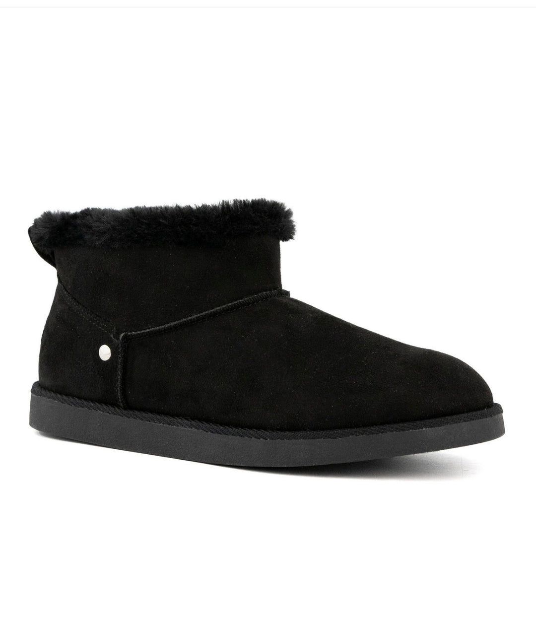 Sugar Women's Konoa Cold Weather Faux Fur Ankle Booties Black Size 9M