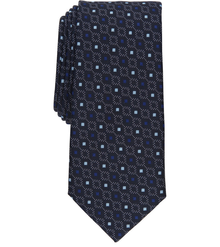 Alfani Men's Slim Design Curtis Geo Tie Black One Size