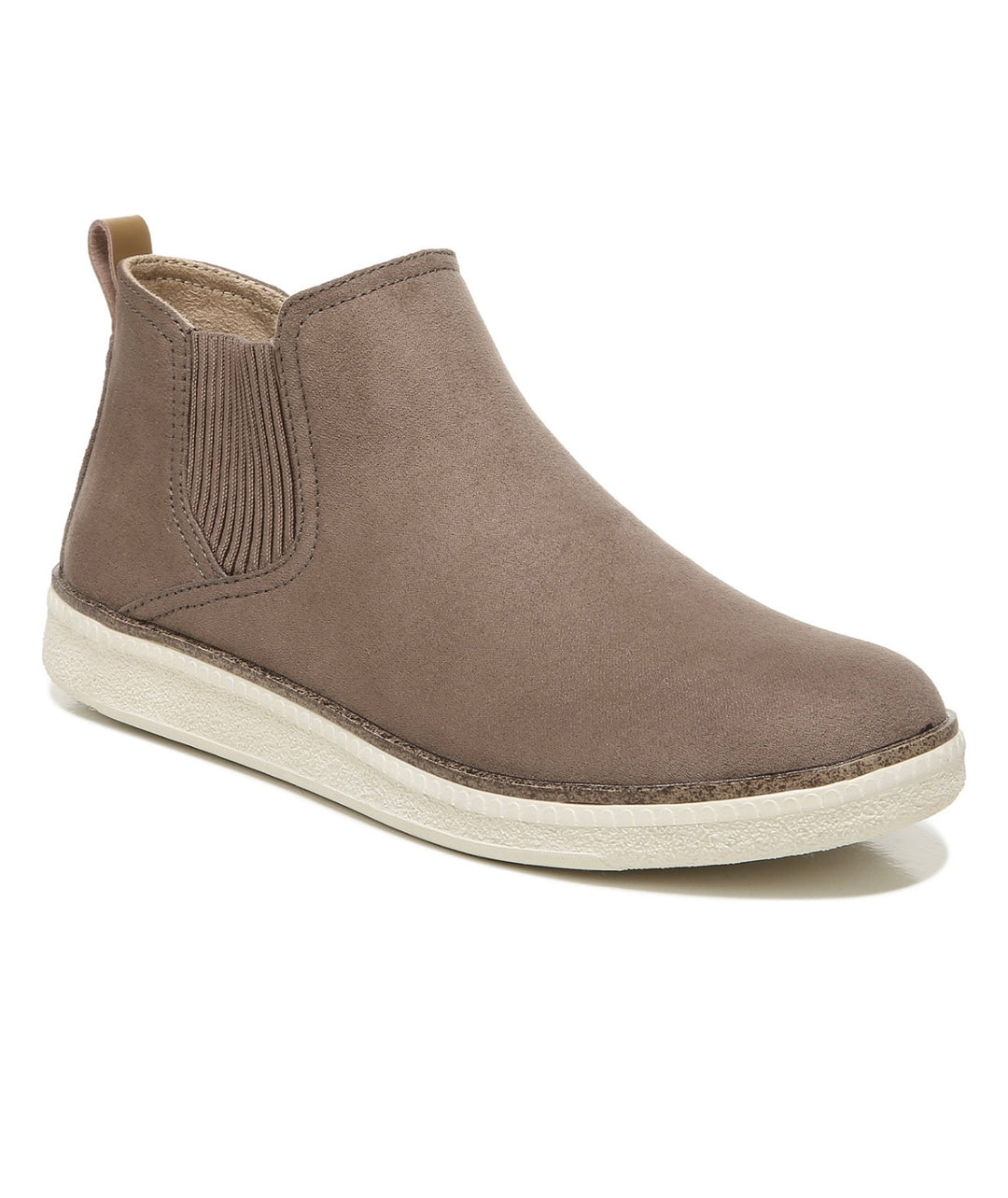 Dr. Scholl's See Me Women's Chelsea Boots Stucco Brown Microfiber Size 9