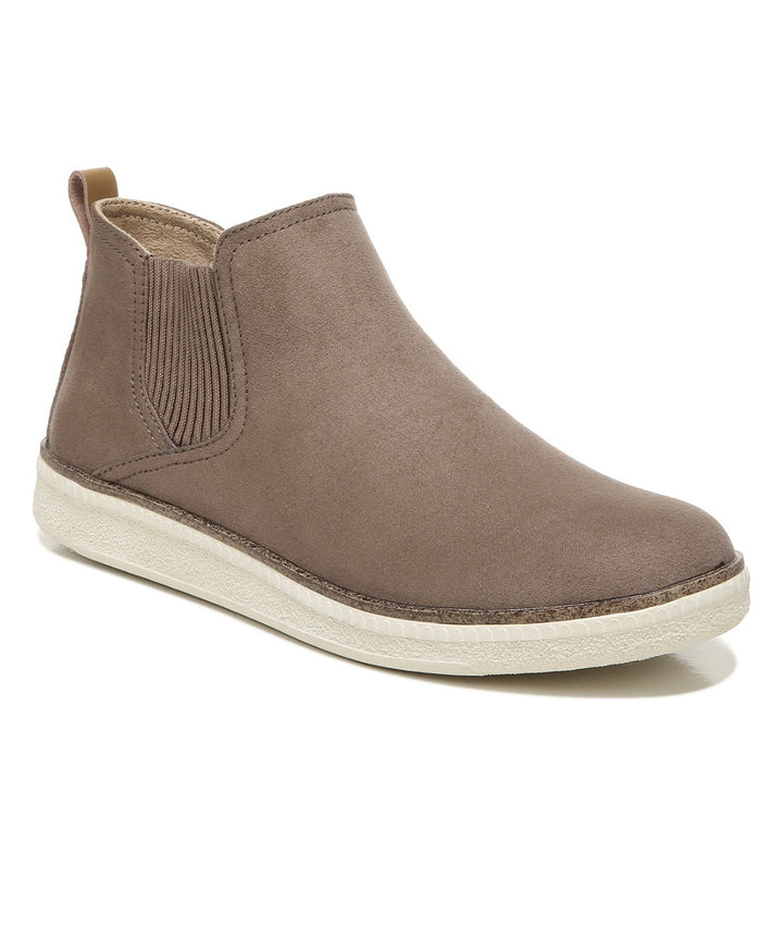 Dr. Scholl's See Me Women's Chelsea Boots Stucco Brown Microfiber Size 9