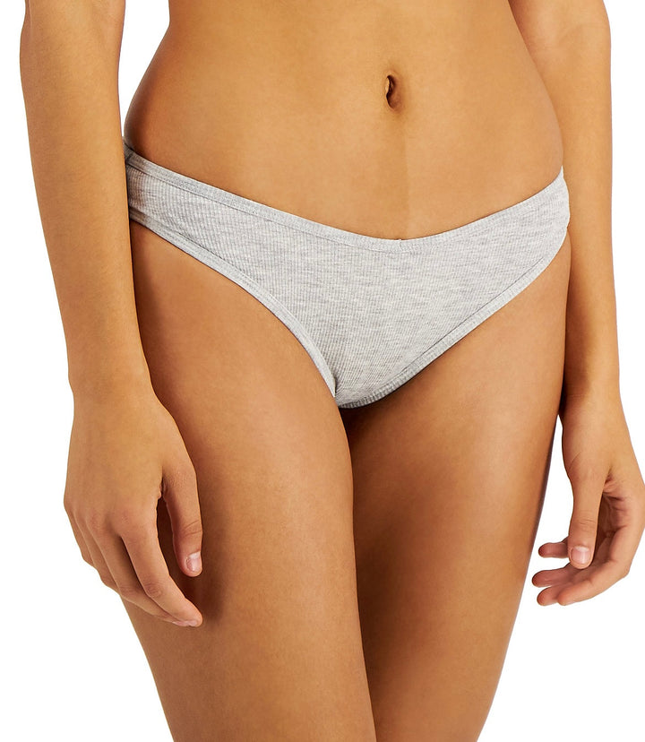Jenni Women's Ribbed Thong Sleep Grey Hethear